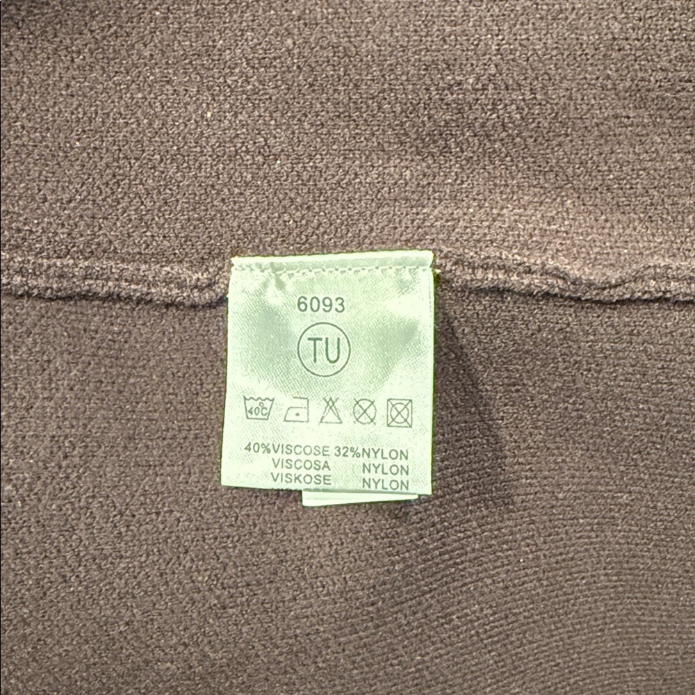 Elegant Brown Women's Open Sweater Hooded Cardigan - Picture 3 of 4